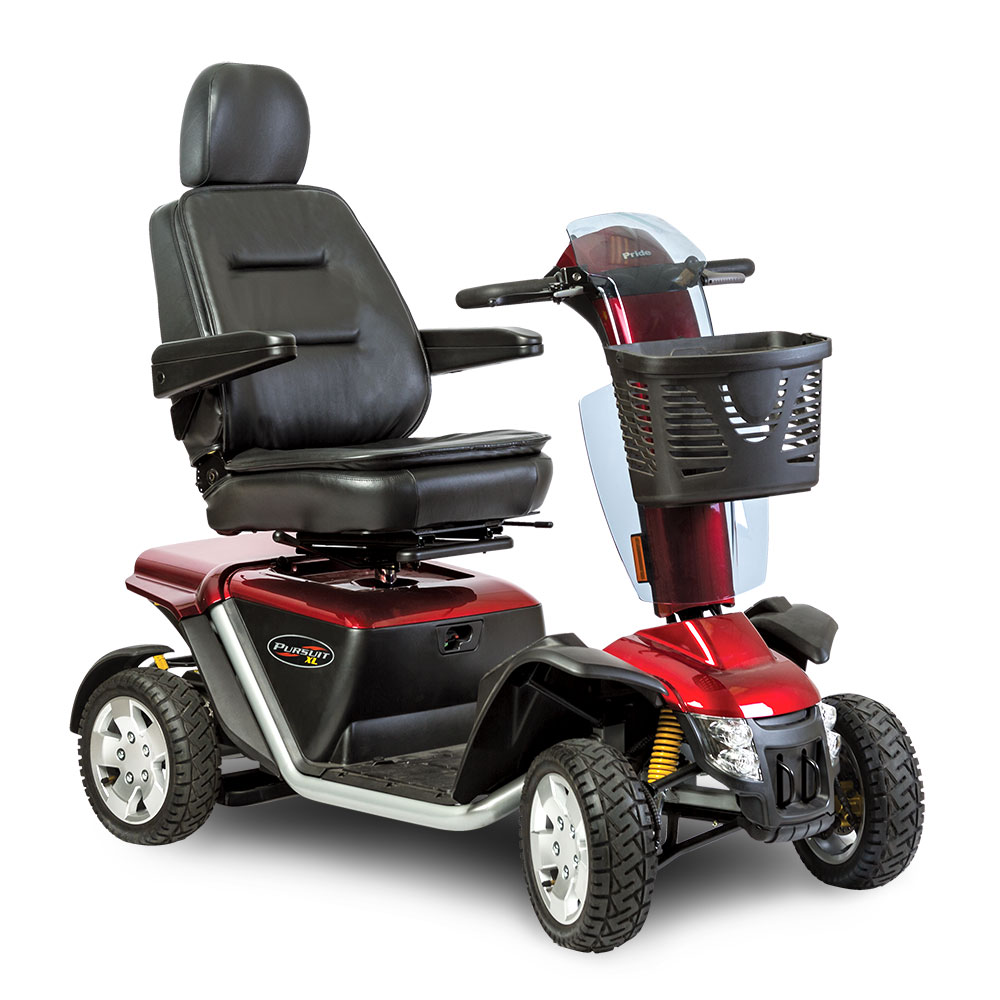 pursuit 4 wheel xl heavy duty outdoor exterior outside terrain off-roading grass gravel dirt road senior elderly scooter in Scottsdale